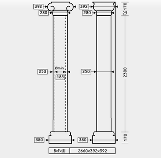 Колонна 1.30.206 - d250мм