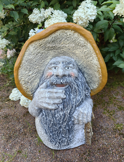 ГРИБ ПРЕДСКАЗАТЕЛЬ СЧАСТЬЯ - привлекает удачу и достаток в дом 63*48см  7кг   полистоун Россия 4376/016779**