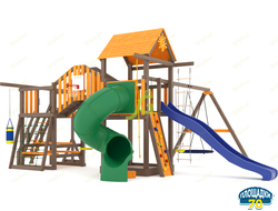 Детская площадка IgraGrad Панда Фани Мостик с трубой