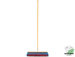 Щетка уличная в сборе 300мм черенок без резьбы