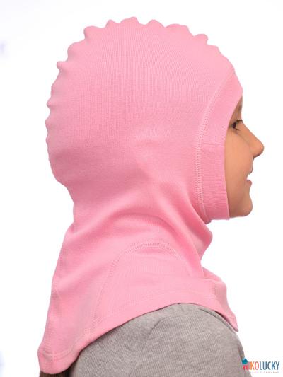 Шапка-шлем 23301-02 95%хлопок 5%лайкра, ярко-розовый 44-46