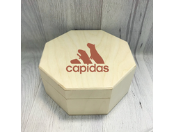 Шкатулка с гравировкой Капибара, Kapibara-san №10