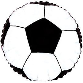 Шар фольгированный "Футбольный мяч" 46см