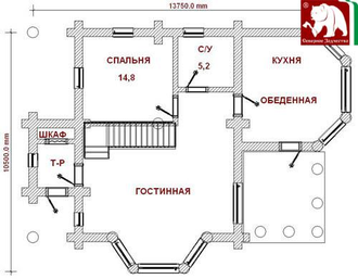 Проект 3-65, 205 кв.м., 10,5*13,75