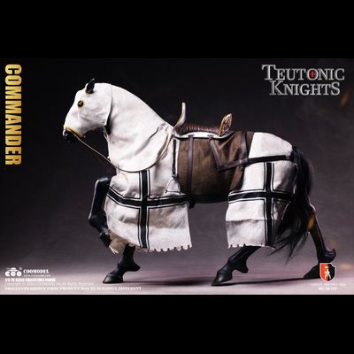 Рыцарский конь (тевтонский орден) - КОЛЛЕКЦИОННАЯ ФИГУРКА 1/6 Series of Empires Teutonic Crusader Warhorse (SE137) - COOMODEL