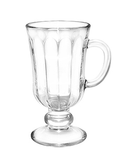 Бокал Irish Coffee 200 мл, D 76 мм, H 142 мм, Глинтвейн с гранями