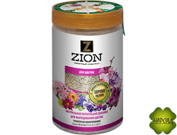 "ЦИОН" ИОНИТНЫЙ СУБСТРАТ "ZION" ДЛЯ ЦВЕТОВ (700 г на 35 л грунта)