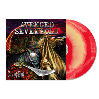 AVENGED SEVENFOLD - City Of Evil 2-LP 20th anniversary Swirl