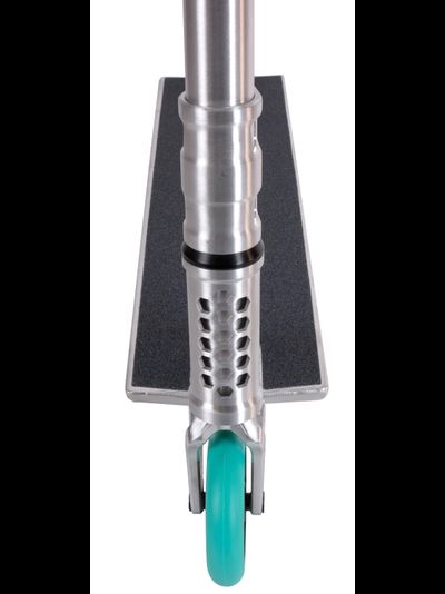 Трюковой самокат Tech Team Zefir Street серый / бирюзовый