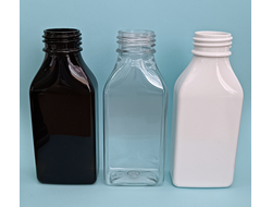 Флакон ПЭТ 100мл/28мм, плоский, арт.1216