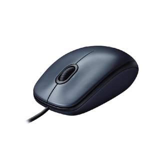 Мышь компьютерная Logitech Mouse M90 Black/Grey USB (910-001794)