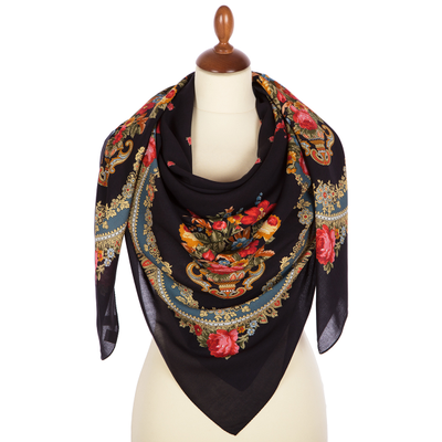 Павловопосадский платок 10878-18