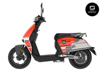 Super Soco CUX Ducati Special Edition 2800W 30Ah Red Электроскутер.