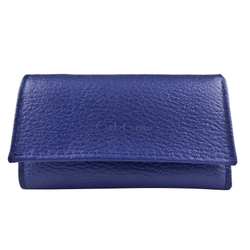 Кожаная ключница Frisa dark blue (арт. 7102-19)