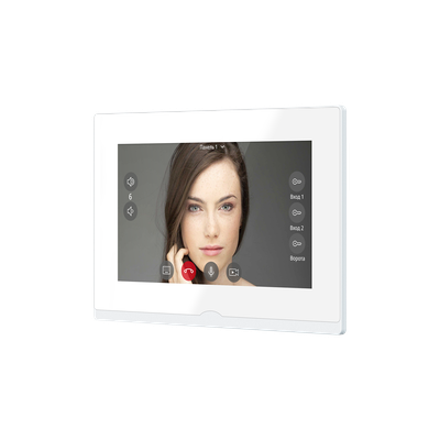 Novicam IMPULSE 7 IP WIFI WHITE - IP видеодомофон с сенсорным дисплеем 7", c переадресацией на смартфон с DVR (Smart Life/Tuya Smart)