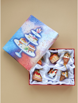 Комплект ёлочных игрушек "Мечта сладкоежки"