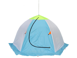 Палатка зимняя утепленная зонт МЕДВЕДЬ (2,3х2,3м), 3-местная, 3-слойная, 6 лучей