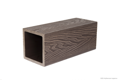 Столб опорный ДПК 125мм  2,9м Темно-коричневый