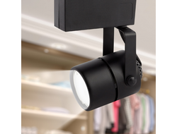 ЭРА СВЕТИЛЬНИК ТРЕКОВЫЙ НА ШИНОПРОВОД под лампу GU10 TR11 BK 1-фаз. кругл. 60х60х130 черный алюм. 1171