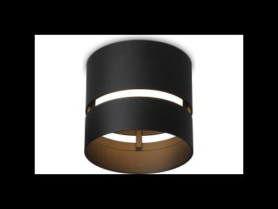 Ambrella св-к накл. спот GX53 max12W черный цилиндр d85x75 TECHNO SPOT TN71052 BK