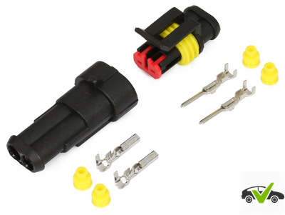 Разъём автомобильный герметичный 2пин