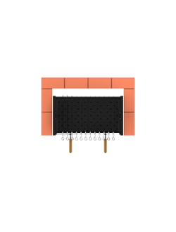 Гриль-вставка Inbrick 765 AIR шириной 3 кирпича