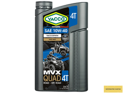 Масло моторное для квадроциклов YACCO MVX QUAD 4T 10W40 (2л) (334124)