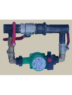 Байпас с циркуляционным насосом Aqualink 25/4 под сварку на отопление ДУ 32 40 50
