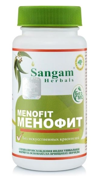 МЕНОФИТ (MENOFIT) помощь при климаксе 750 МГ SANGAM HERBALS, 60 ТАБ.