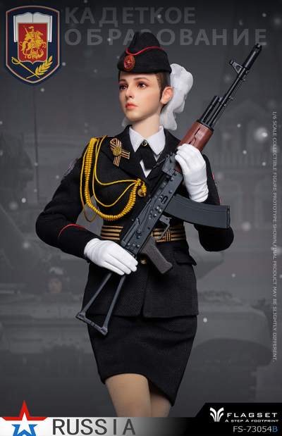 ПРЕДЗАКАЗ - Девушка-кадет - Коллекционная ФИГУРКА 1/6 Russian female soldiers Ninth Women's Military Academy (FS-73054B) - FLAGSET ?ЦЕНА: 18900 РУБ.?