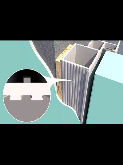 Комплект скрытой двери Pro DESIGN EGGER (дверь-невидимка в декоре ЛДСП EGGER) наружного открывания 2700 мм
