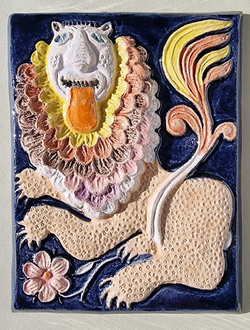 Лев Властный в рамке