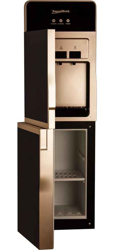Aqua Work DR85-W золото-черный со шкафчиком, с нагревом и электронным охлаждением
