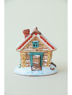 Деревенский домик (подсвечник)