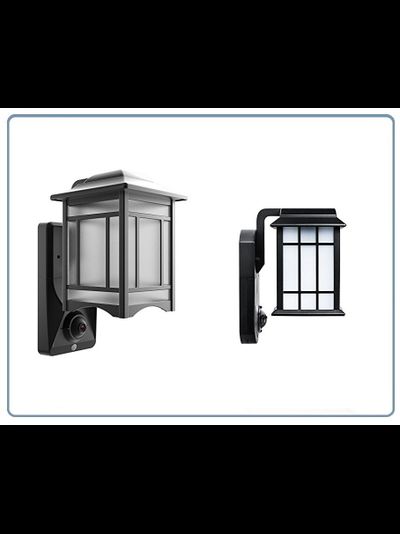 Уличная WiFi/LAN охранная видеокамера + фонарь с аудио каналом (дуплекс), с DVR. Full HD (Homsca Light)