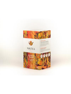 Чай NikTea Ройбуш Оранж травяной с ароматом апельсина 25 пакетиков