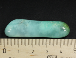 Хризопраз, галтовка, Австралия (47*14*9 мм, 10,4 г) №28488