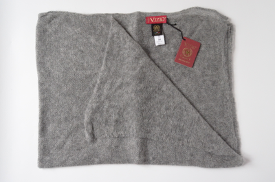 Итальянский серый палантин Вицио фото