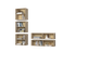 Гостиная Линда внк в 3-х цветах,  5 шкафов-модулей