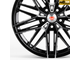 Комплект дисков R18 8,0J ET+40 5*114,3 Vossen 1217X-SB393 Черный с полированными лучами (81377)