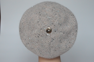 Лиловый меланжевый берет Визио Италия