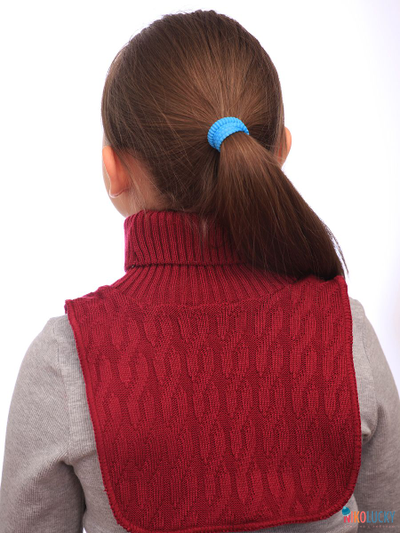 Манишка 23-34 подклад 100% полиэстер, размер 3 (от 5 лет) малиновый