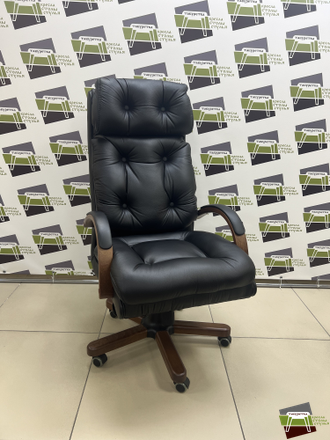 Кресло Sumon-XL, кожа/кож.зам черный