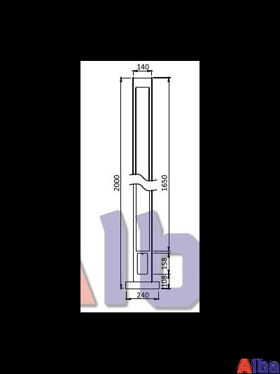 Садовый фонарь Flesh 2m