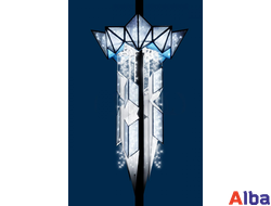 Светодиодная консоль круговая Кристаллы