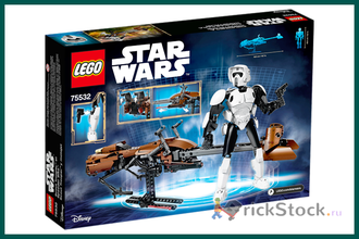 # 75532 Сборный Комплект «Штурмовик–Разведчик на Спидере» / “Scout Trooper & Speeder Bike” Buildable Action Set (2017)