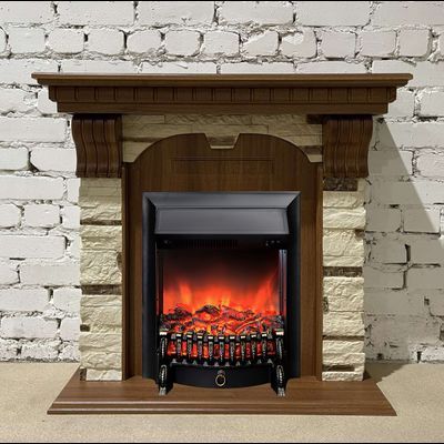 Электрокамин Дублин NT M1 с очагом Fobos