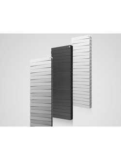 Биметаллический дизайн-радиатор Royal Thermo Pianoforte Tower Bianco Traffico Silver Satin Noir Sable 18 или 22 секции