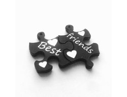 Брелки "Best Friends" пазлы 2 шт