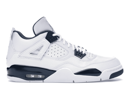 Nike Air Jordan Retro 4 White Navy фото